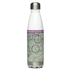 Harvard State Airport (08K) VFR Sectional Water Bottle