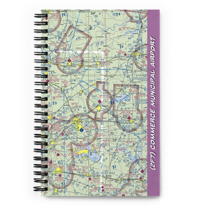 Commerce Municipal Airport (2F7) VFR Sectional Notebook