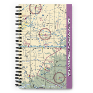 Shamrock Municipal Airport (2F1) VFR Sectional Notebook