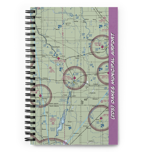 Oakes Municipal Airport (2D5) VFR Sectional Notebook