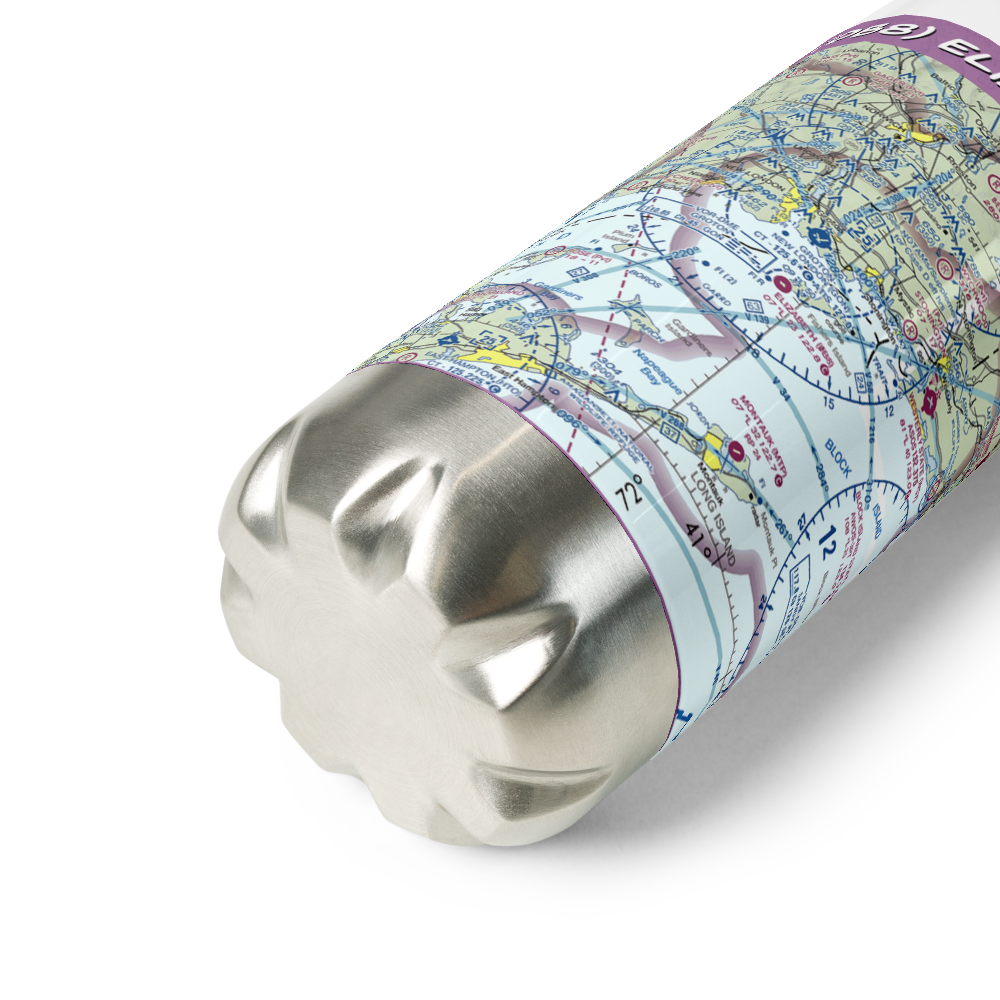 Elizabeth Field (0B8) VFR Sectional Water Bottle 