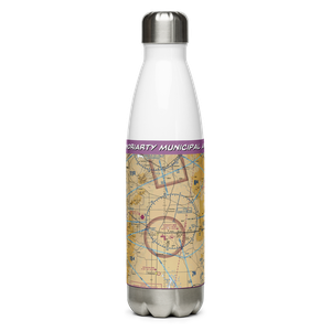 Moriarty Municipal Airport (0E0) VFR Sectional Water Bottle