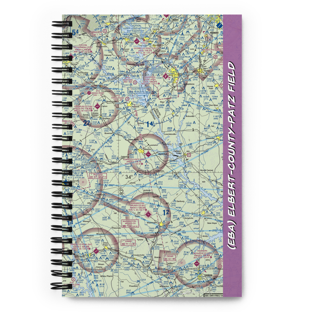 Elbert-County-Patz Field (EBA) VFR Sectional Notebook 