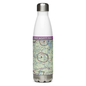 Scott Field (0M1) VFR Sectional Water Bottle