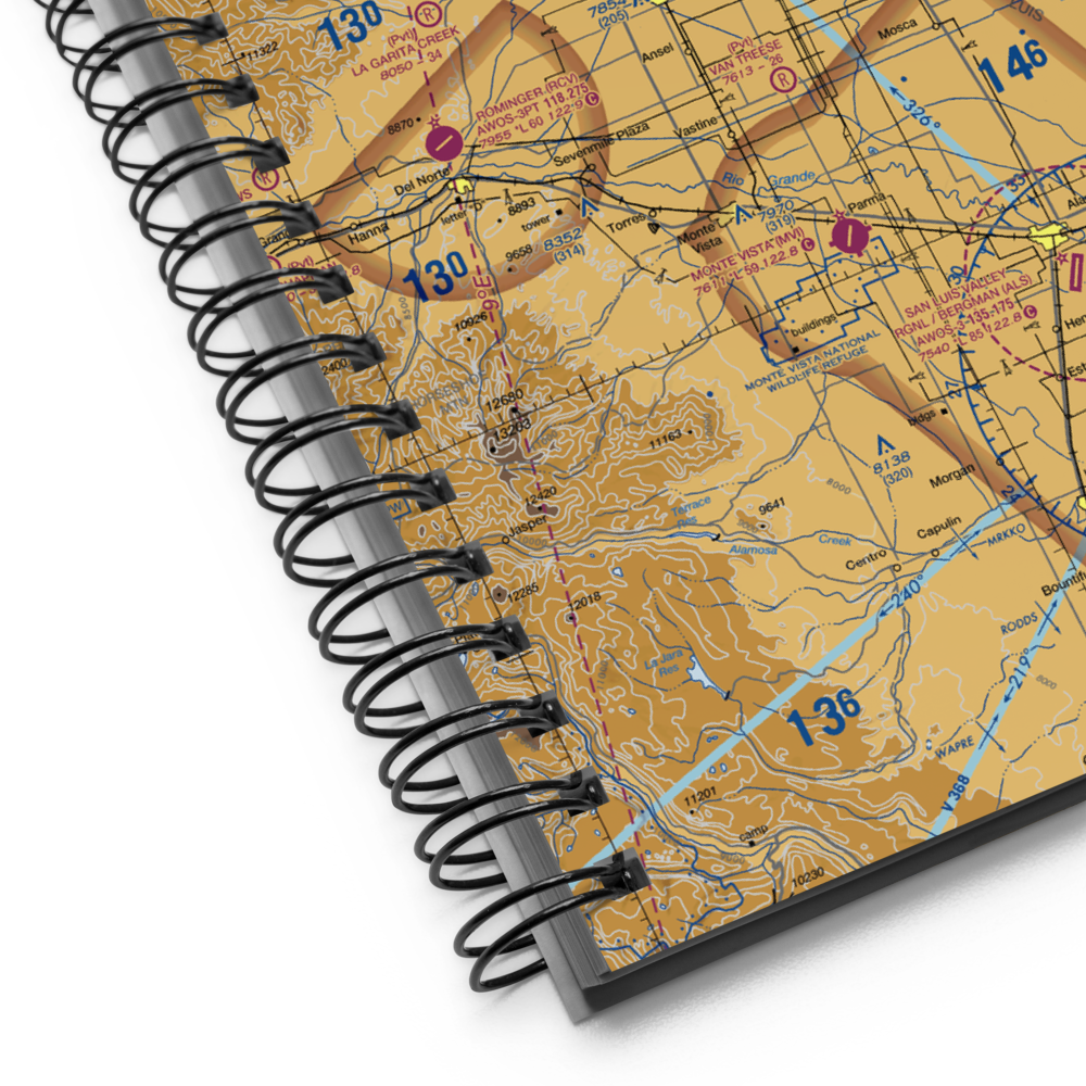 Leach Airport (1V8) VFR Sectional Notebook 