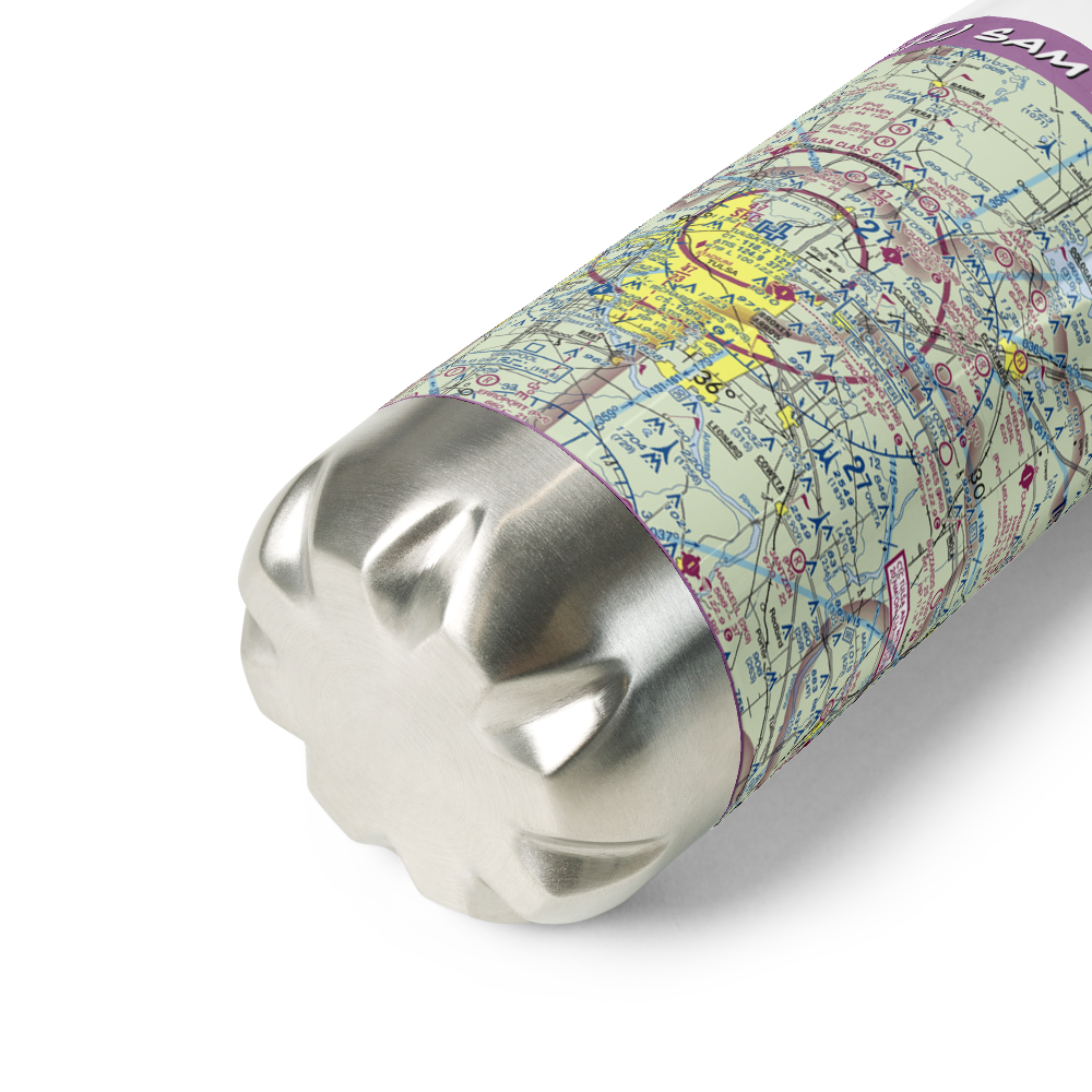 Sam Riggs Airpark (K11) VFR Sectional Water Bottle 