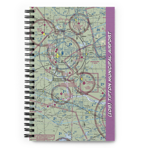 Tipton Municipal Airport (1O8) VFR Sectional Notebook
