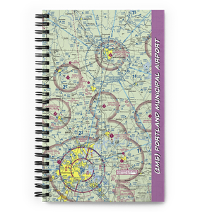 Portland Municipal Airport (1M5) VFR Sectional Notebook