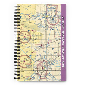 Satanta Municipal Airport (1K9) VFR Sectional Notebook