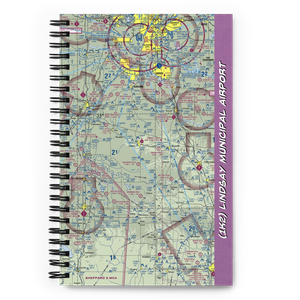 Lindsay Municipal Airport (1K2) VFR Sectional Notebook