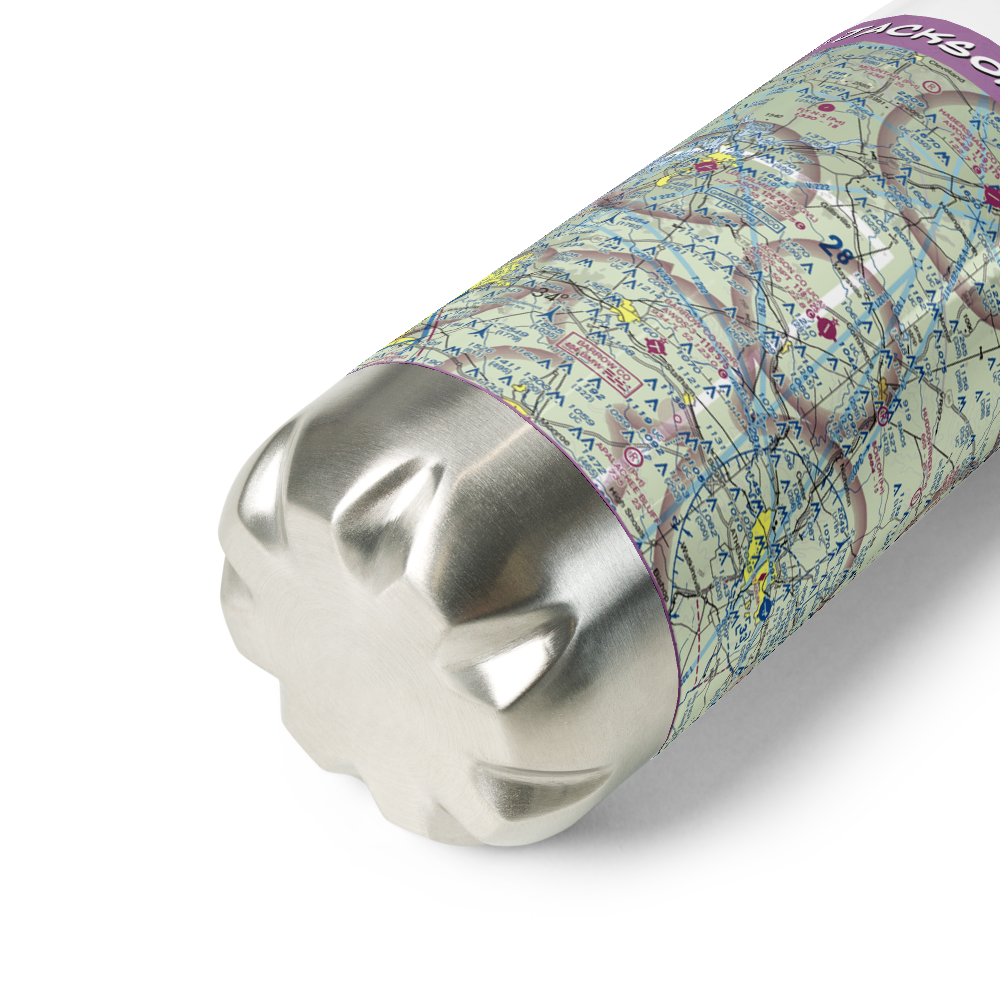 Jackson County Airport (JCA) VFR Sectional Water Bottle 