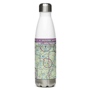 C. A. Moore Airport (19M) VFR Sectional Water Bottle