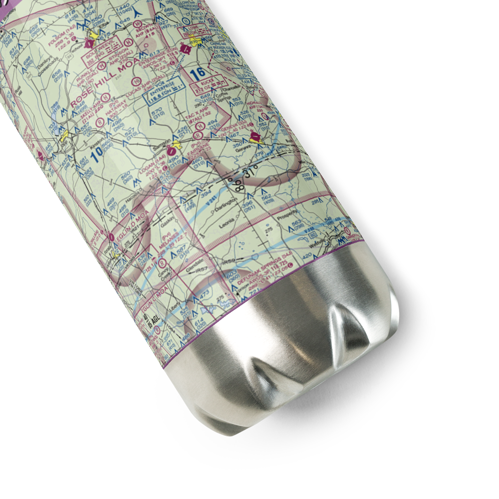 Logan Field (1A4) VFR Sectional Water Bottle 