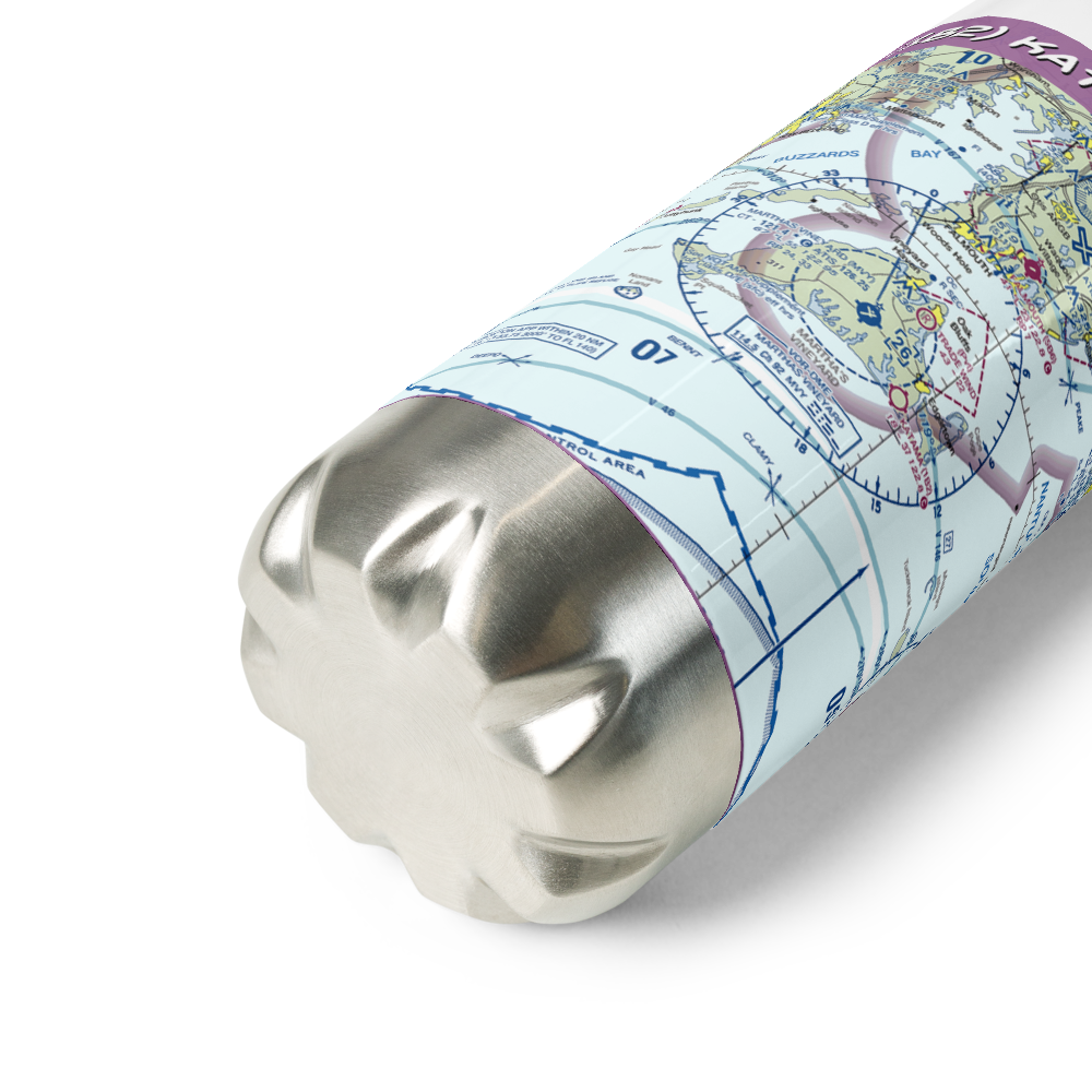 Katama Airpark (1B2) VFR Sectional Water Bottle 