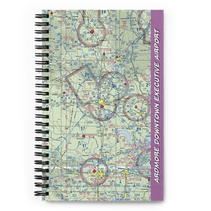 Ardmore Downtown Executive Airport (1F0) VFR Sectional Notebook
