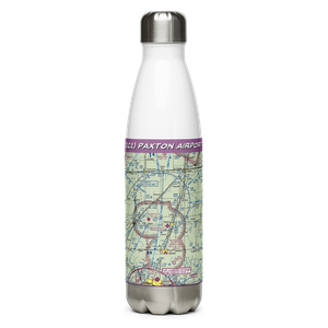 Paxton Airport (1C1) VFR Sectional Water Bottle