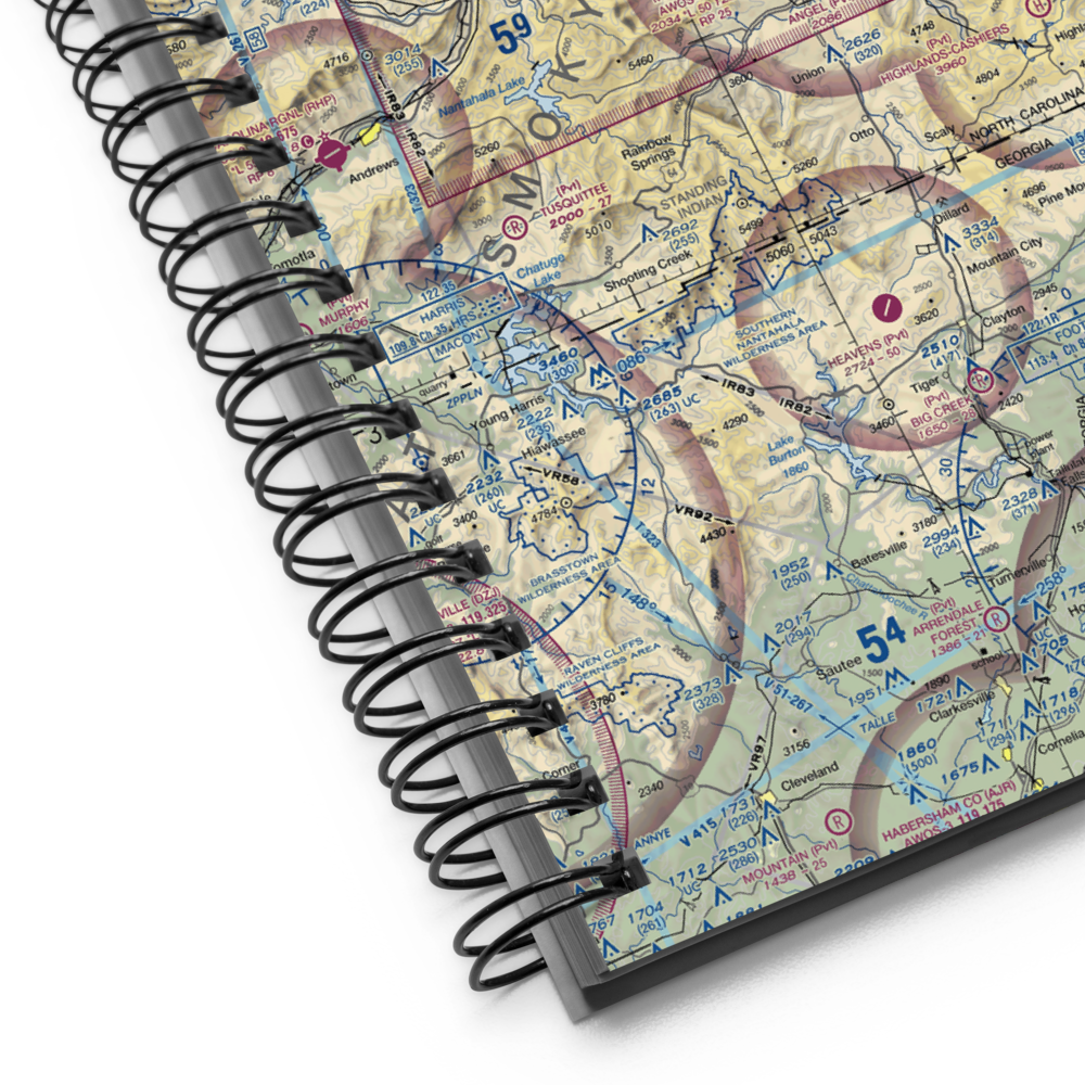 Macon County Airport (1A5) VFR Sectional Notebook 