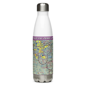 David Jay Perry Airport (1K4) VFR Sectional Water Bottle