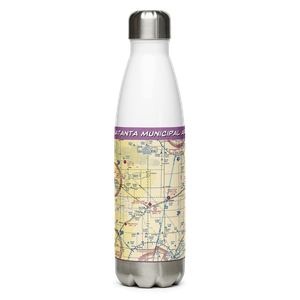 Satanta Municipal Airport (1K9) VFR Sectional Water Bottle