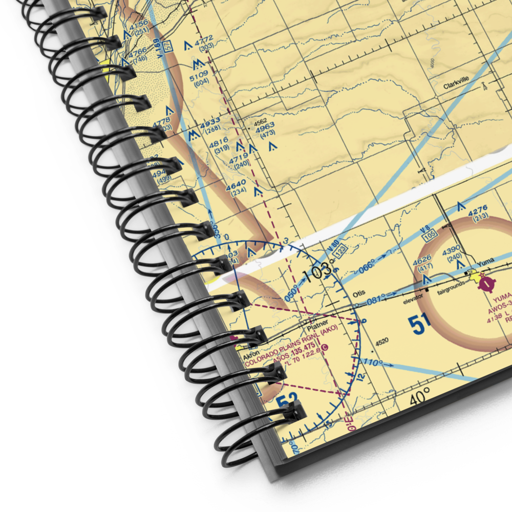 Haxtun Municipal Airport (17V) VFR Sectional Notebook 