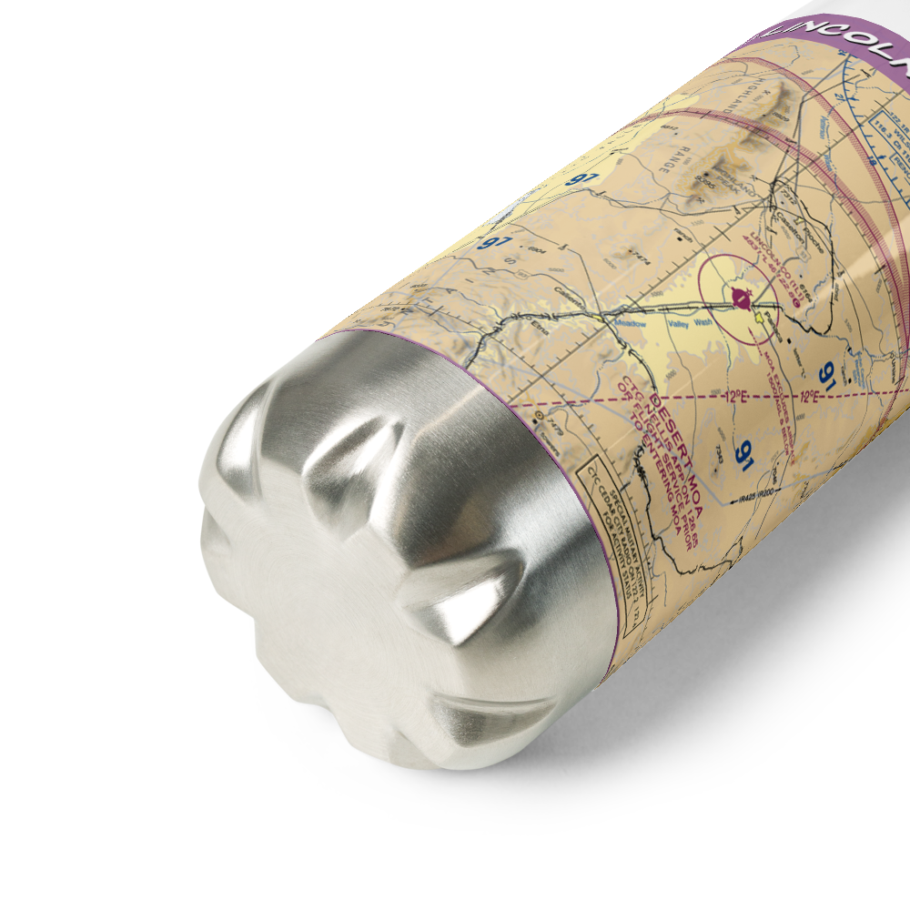 Lincoln County Airport (1L1) VFR Sectional Water Bottle 