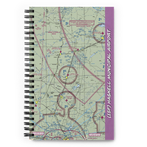 Haskell Municipal Airport (15F) VFR Sectional Notebook