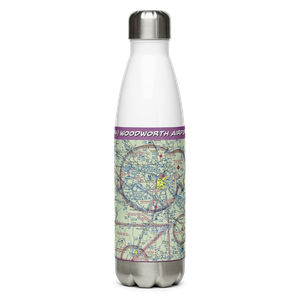Woodworth Airport (1R4) VFR Sectional Water Bottle