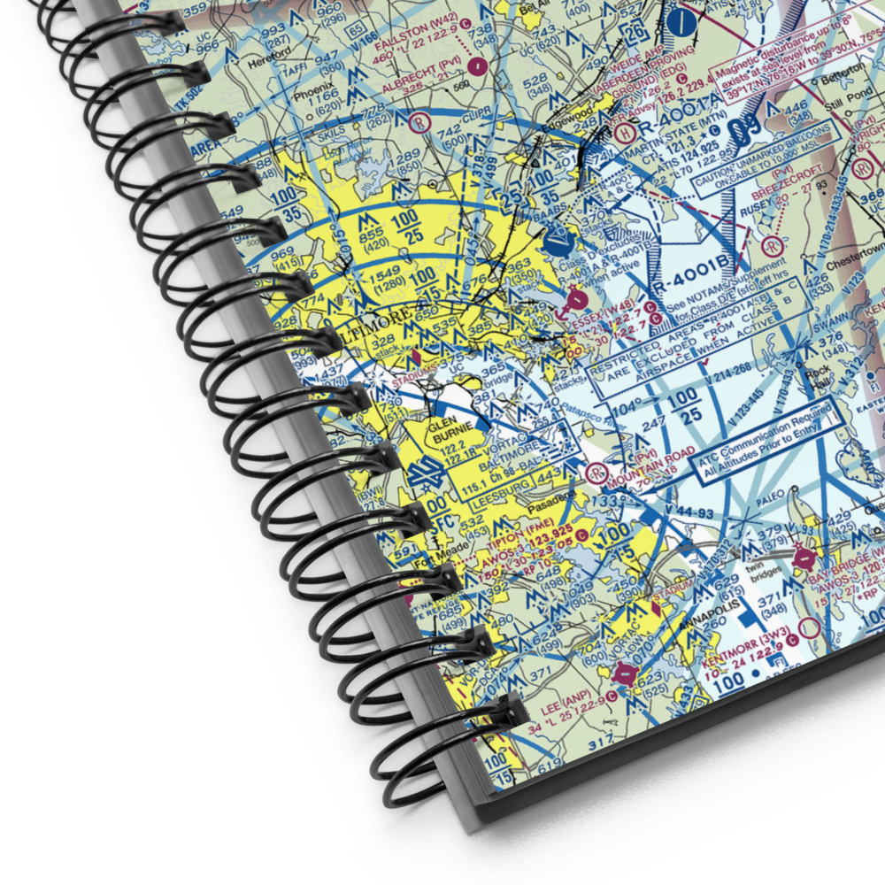 Harford County Airport (0W3) VFR Sectional Notebook 