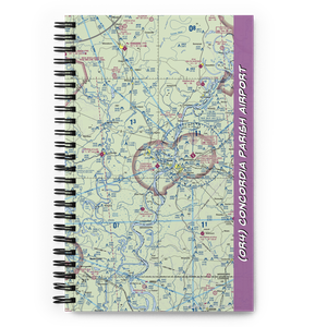 Concordia Parish Airport (0R4) VFR Sectional Notebook