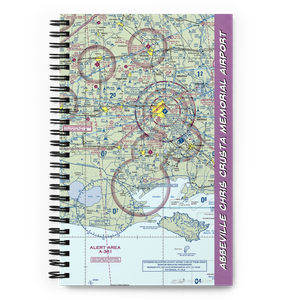 Abbeville Chris Crusta Memorial Airport (IYA) VFR Sectional Notebook