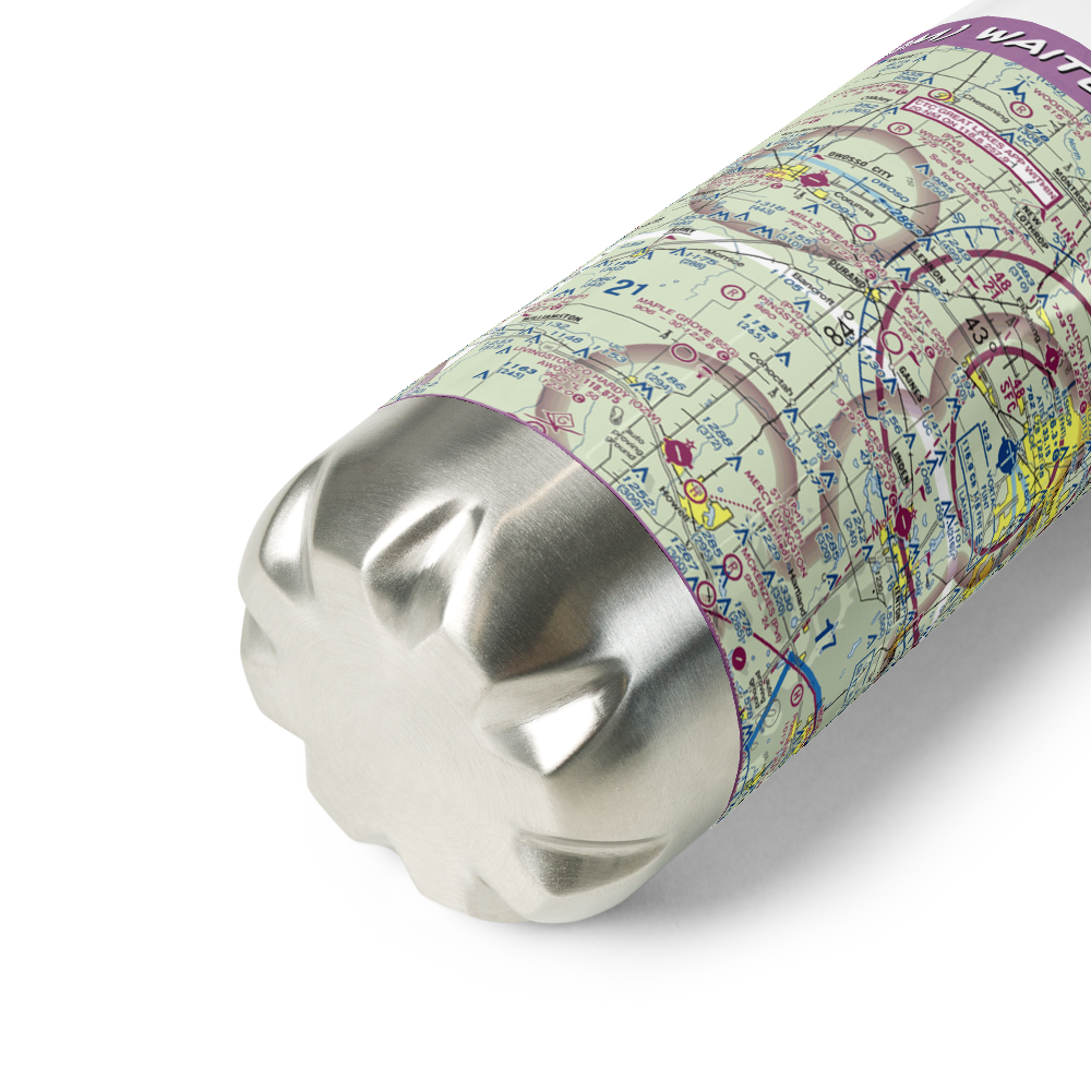 Waite Field Airport (29M) VFR Sectional Water Bottle 
