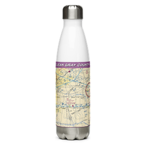 Mc Lean Gray County Airport (2E7) VFR Sectional Water Bottle