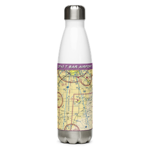 T Bar Airport (2F4) VFR Sectional Water Bottle