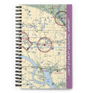 Stanley Municipal Airport (08D) VFR Sectional Notebook