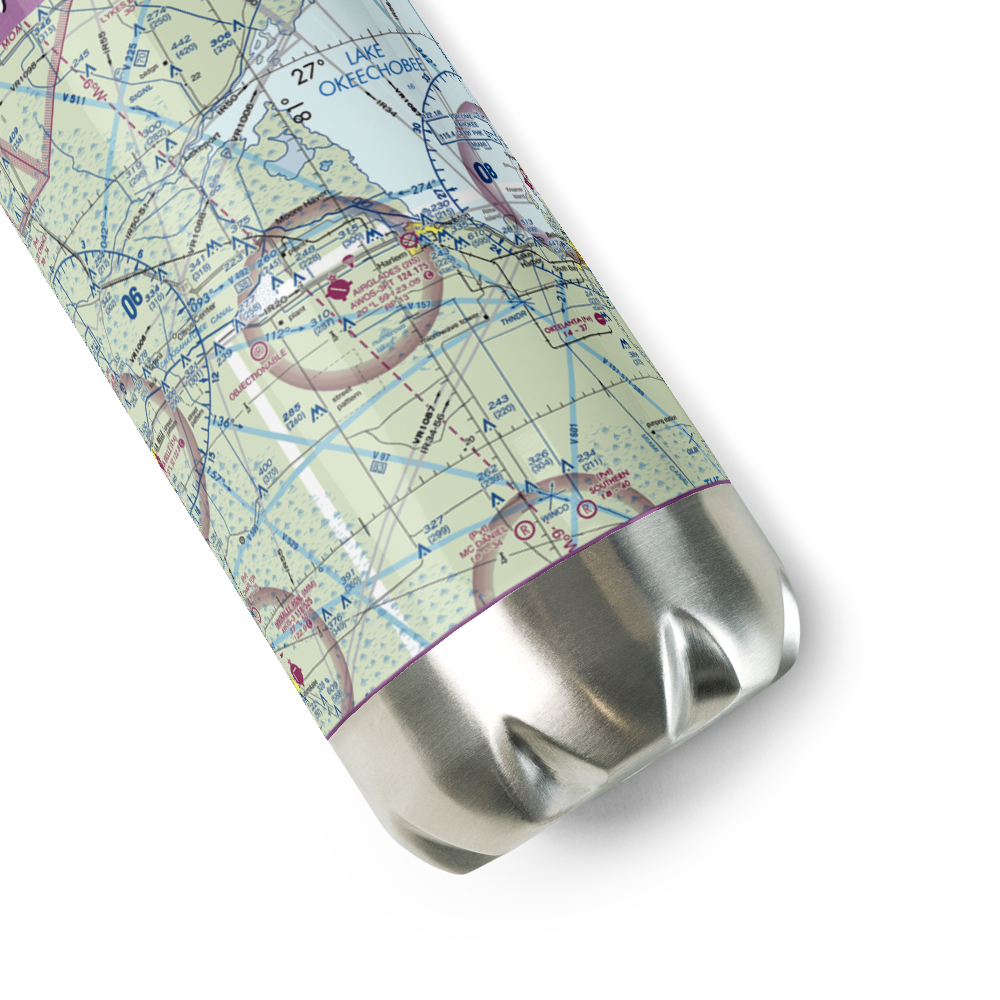 Airglades Airport (2IS) VFR Sectional Water Bottle 