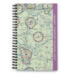 Memphis Memorial Airport (03D) VFR Sectional Notebook