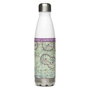 Lawrenceburg Lawrence County Airport (2M2) VFR Sectional Water Bottle
