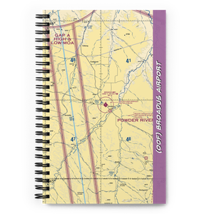 Broadus Airport (00F) VFR Sectional Notebook
