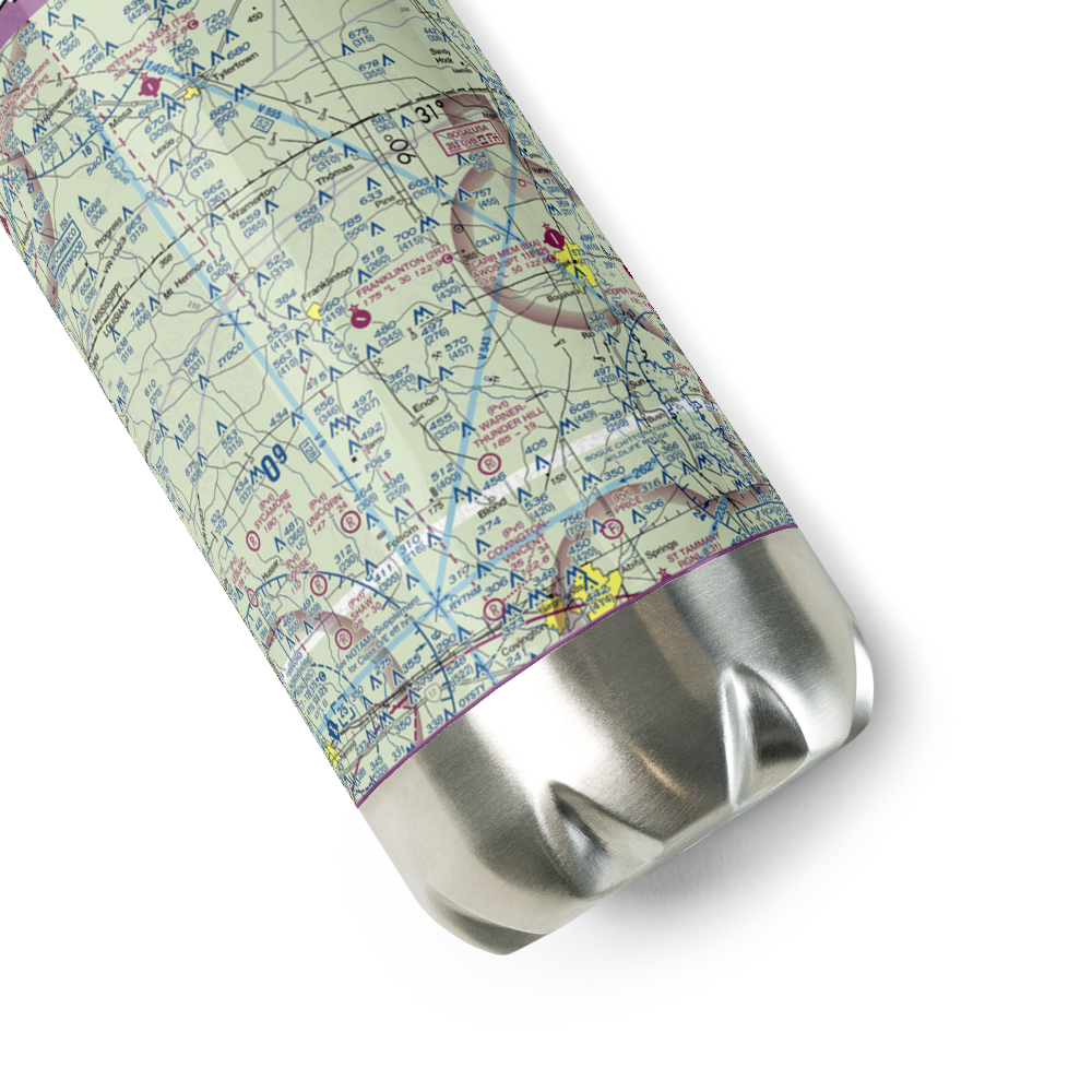 Franklinton Airport (2R7) VFR Sectional Water Bottle 