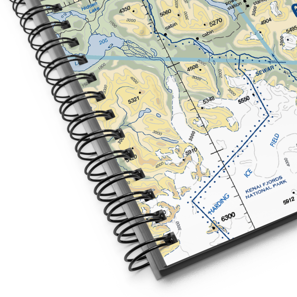 Quartz Creek Airport (JLA) VFR Sectional Notebook 