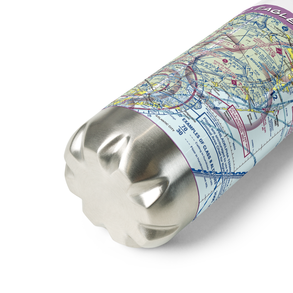 Eagles Nest Airport (31E) VFR Sectional Water Bottle 