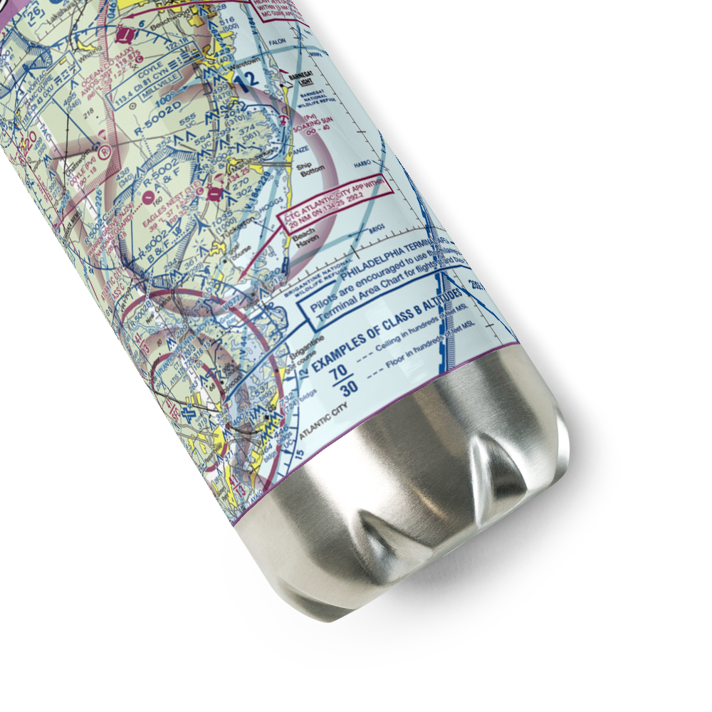Eagles Nest Airport (31E) VFR Sectional Water Bottle 