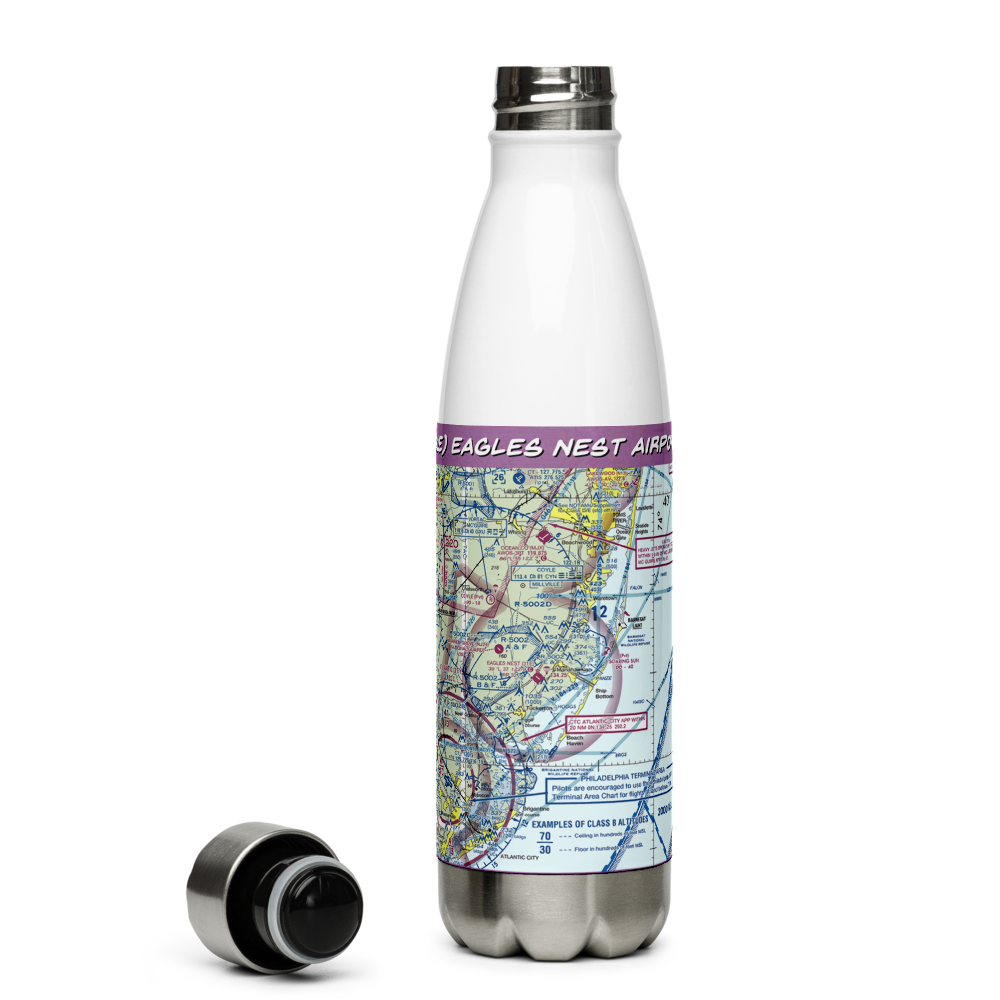 Eagles Nest Airport (31E) VFR Sectional Water Bottle 