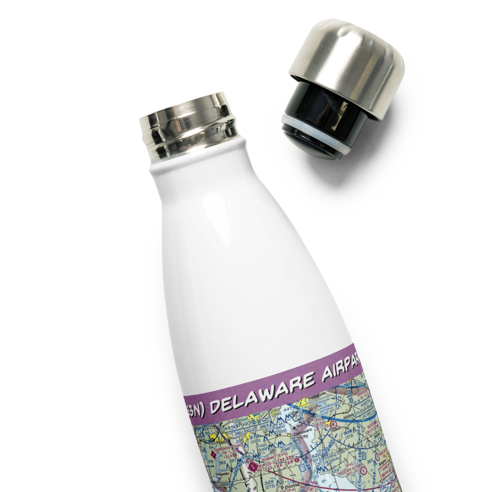 Delaware Airpark (33N) VFR Sectional Water Bottle 