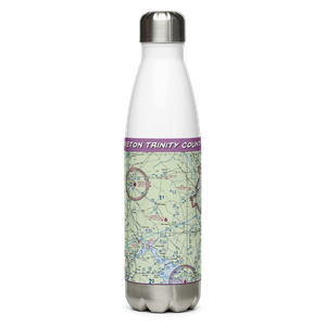 Groveton Trinity County Airport (33R) VFR Sectional Water Bottle