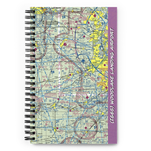 Woodlake Landing Airport (IS65) VFR Sectional Notebook