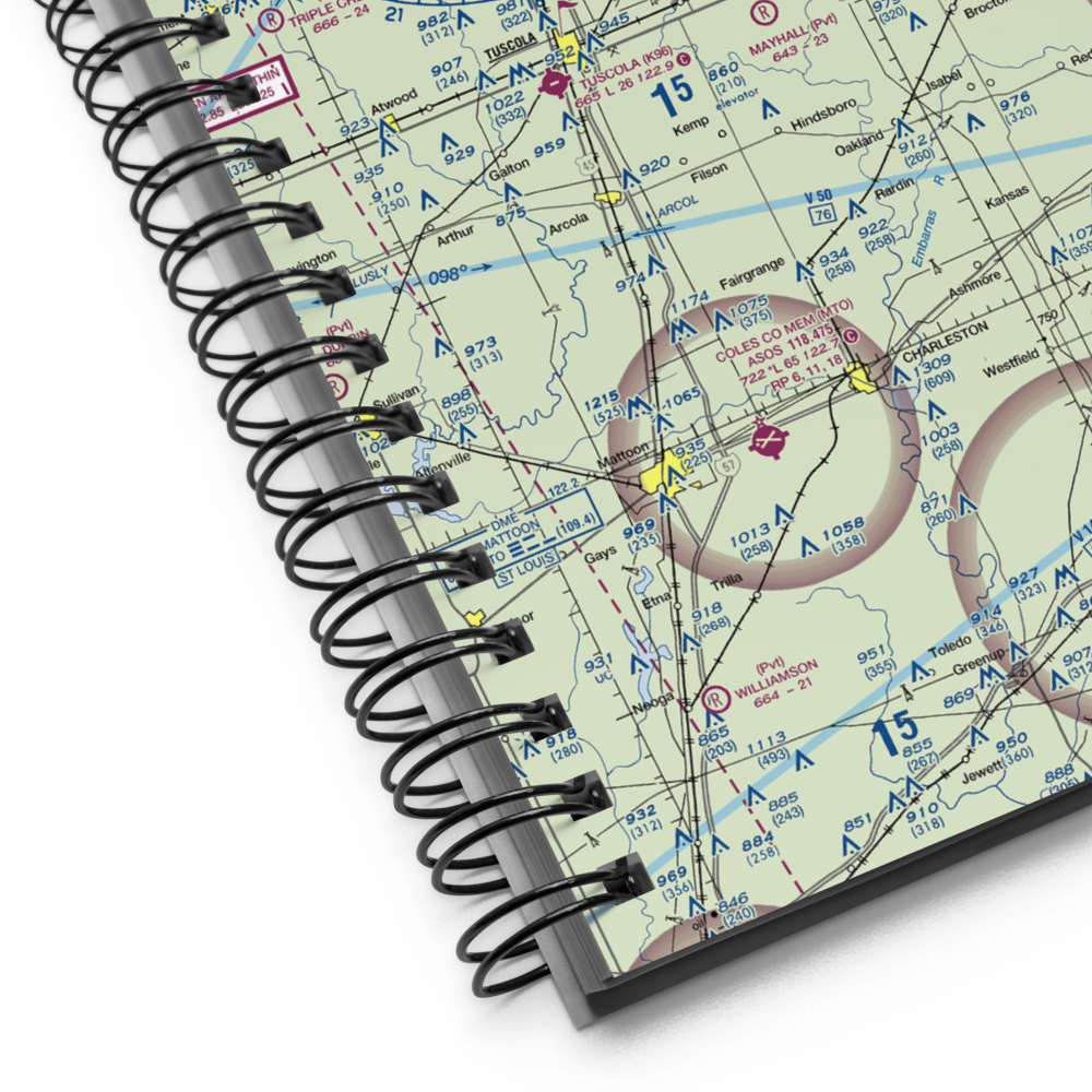 Riggins Farms Airport (IS43) VFR Sectional Notebook 
