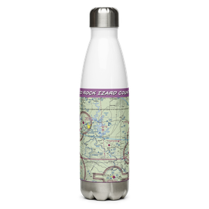 Calico Rock Izard County Airport (37T) VFR Sectional Water Bottle