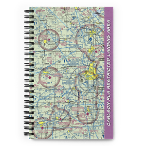 Carlson RLA Restricted Landing Area (IS19) VFR Sectional Notebook