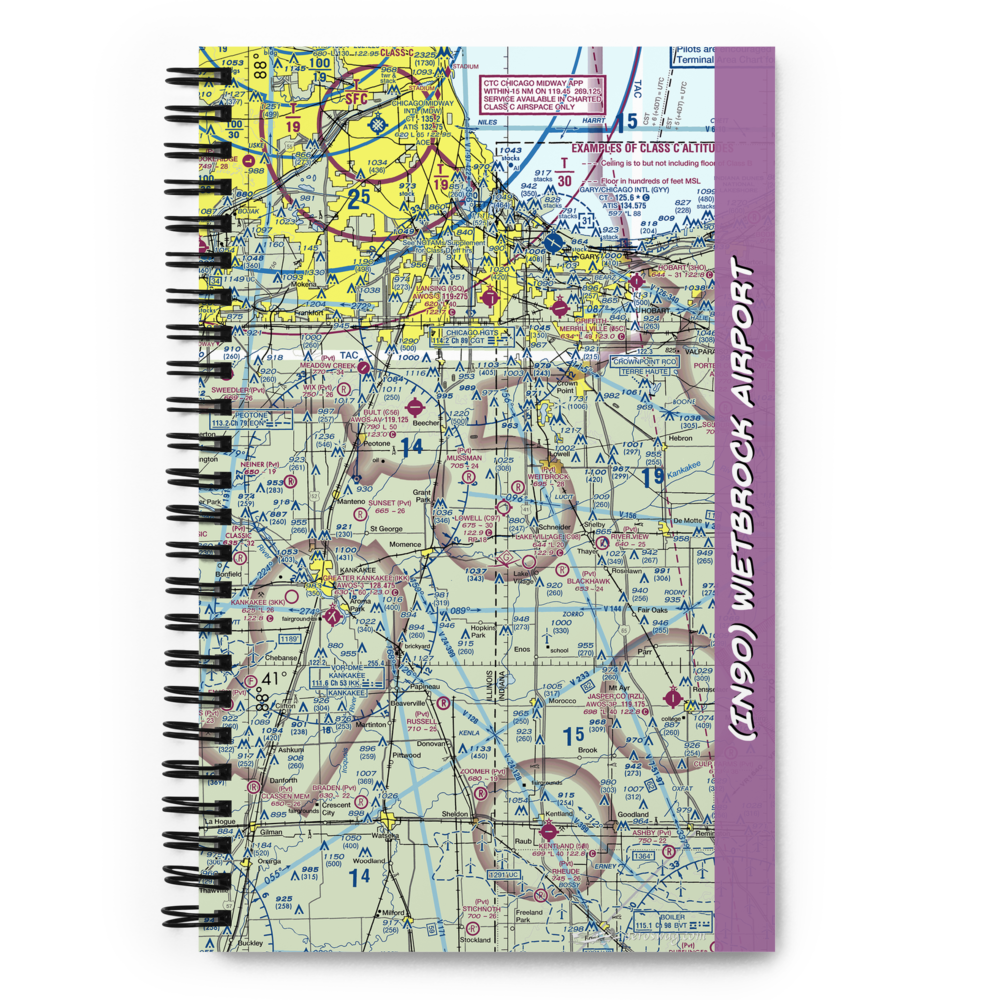 Wietbrock Airport (IN90) VFR Sectional Notebook 